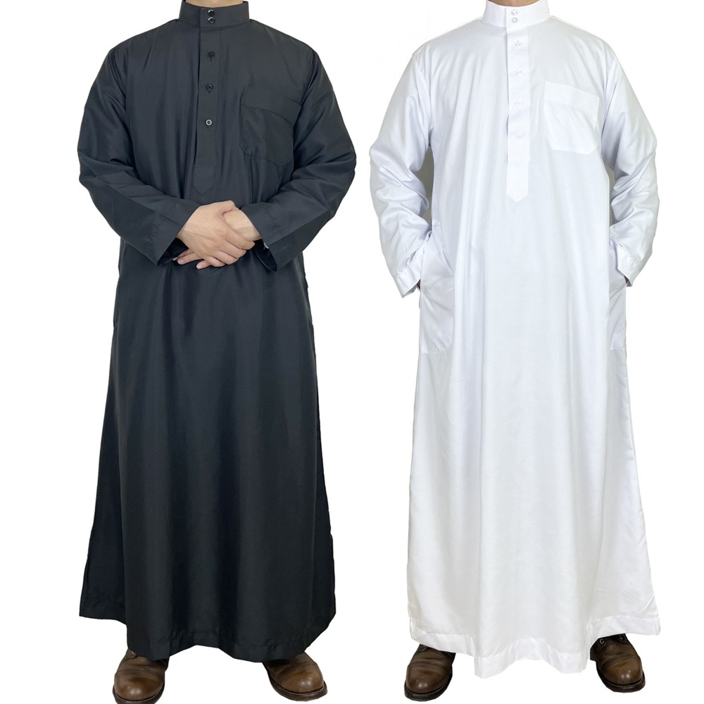 Arabic Formal Wear Men - Arabic Thobe for Men Polyester Long