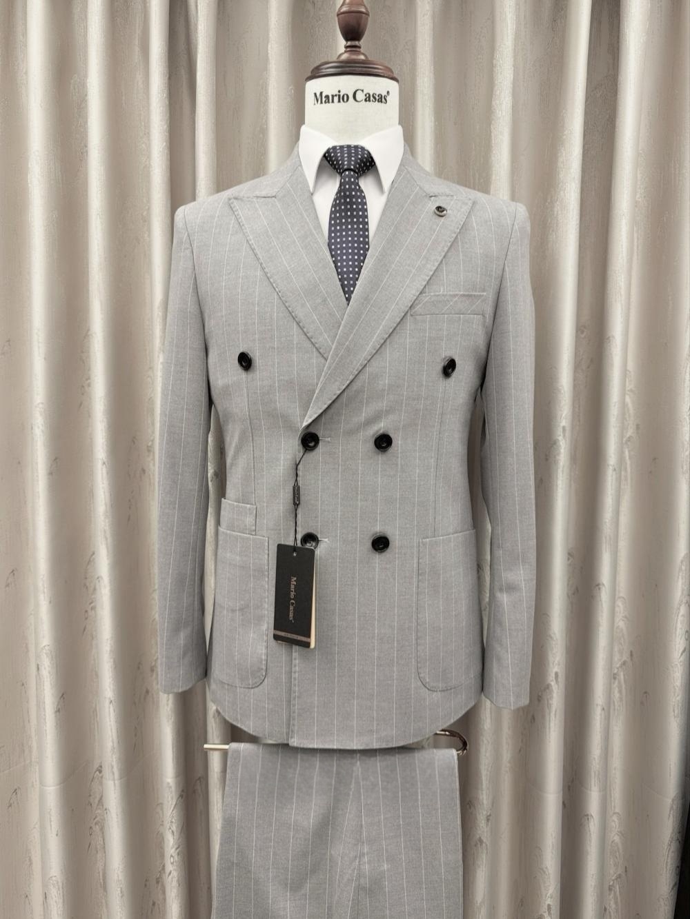 2026 New Striped Suit Set 2 Pi - Elegant Formal Men'S Wear recensione e prezzo