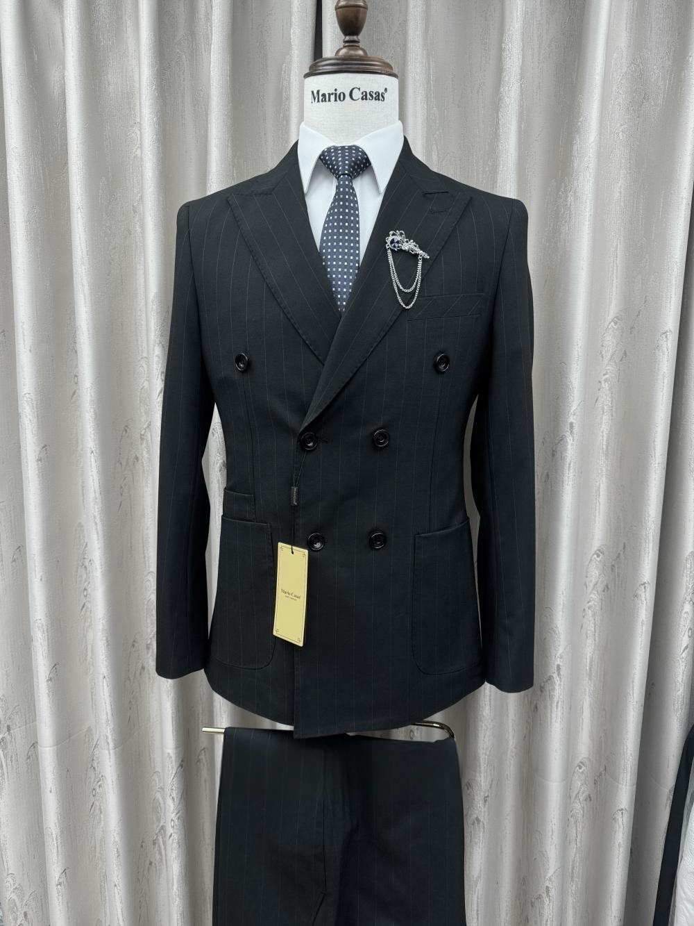 2026 New Striped Suit Set 2 Pi - Elegant Formal Men'S Wear recensione e prezzo