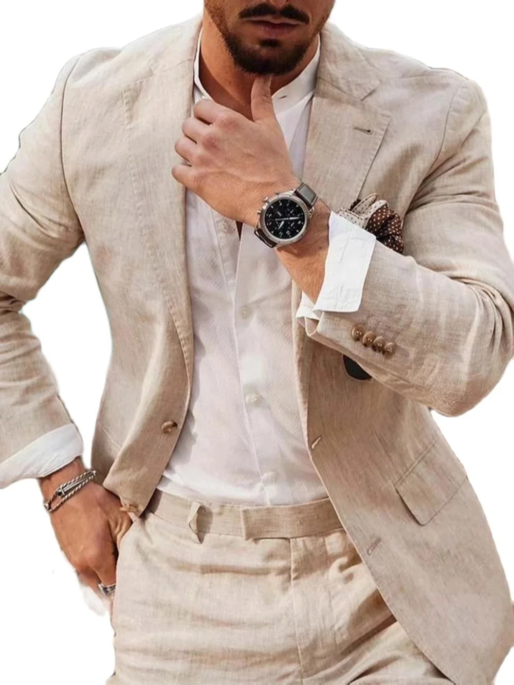 Summer Beach Business Linen Me - Men Linen Formal Wear recensione e prezzo