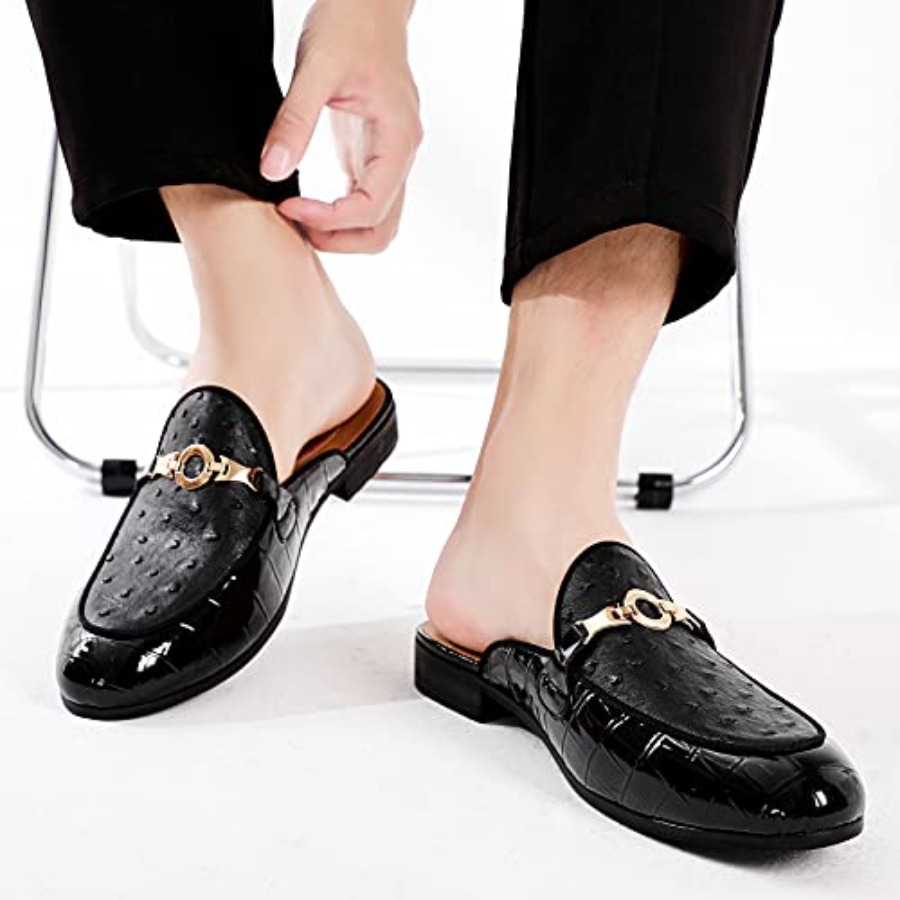 Men's Slip-on Mule Sandals Loa - Men'S Formal Wear Slippers recensione e prezzo