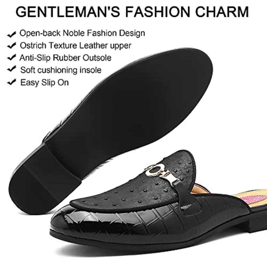 Men's Slip-on Mule Sandals Loa - Men'S Formal Wear Slippers recensione e prezzo