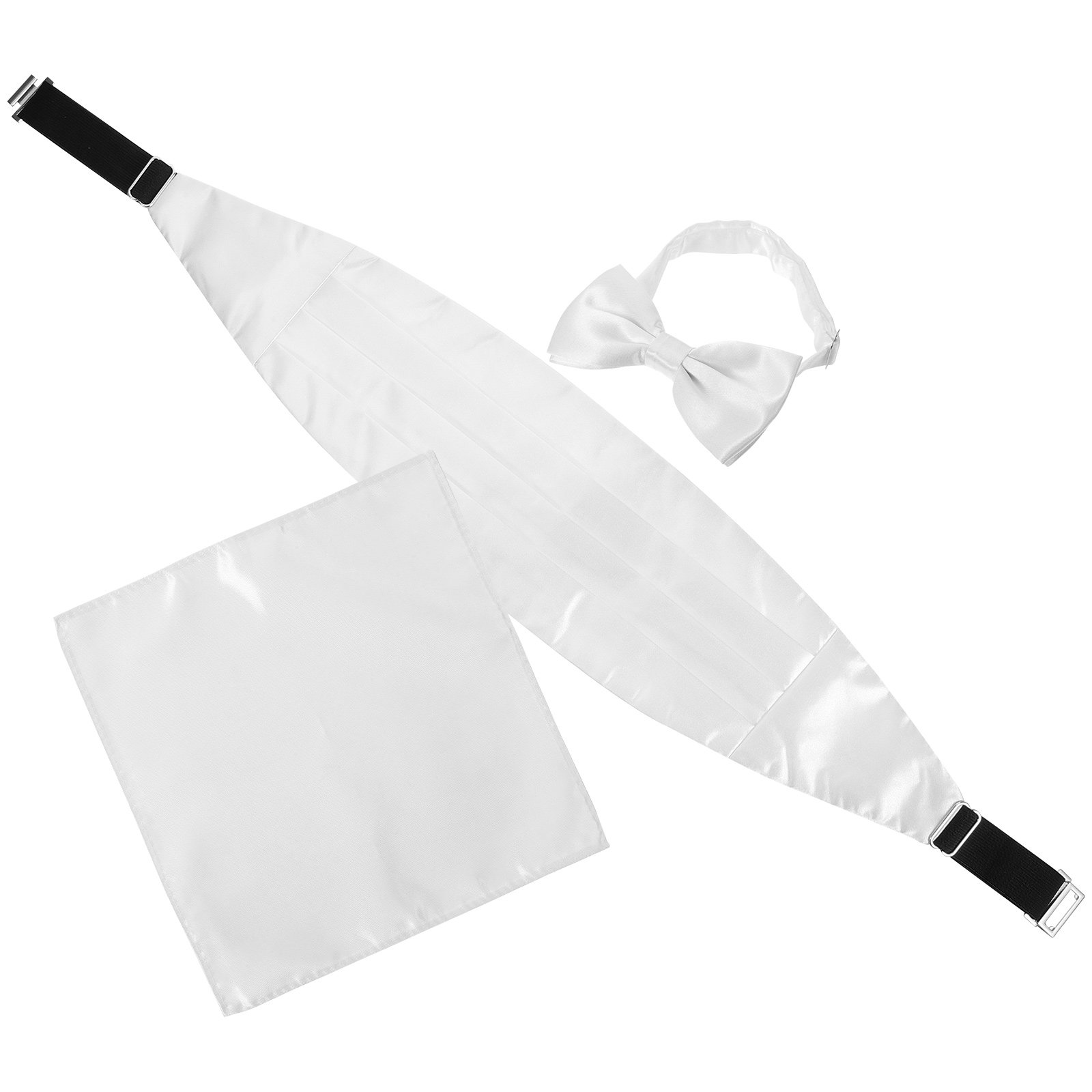 1Set Premium Satin Bow Tie Cum - Men'S Formal Wear For Graduation recensione e prezzo
