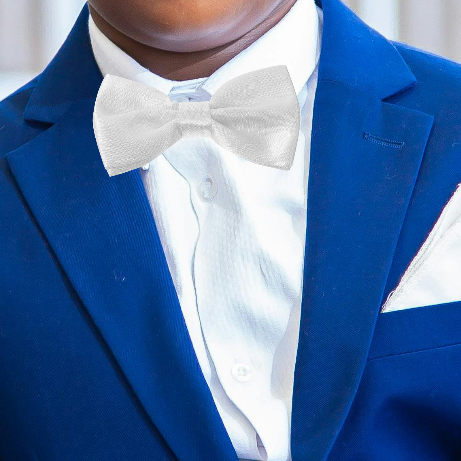1Set Premium Satin Bow Tie Cum - Men'S Formal Wear For Graduation recensione e prezzo