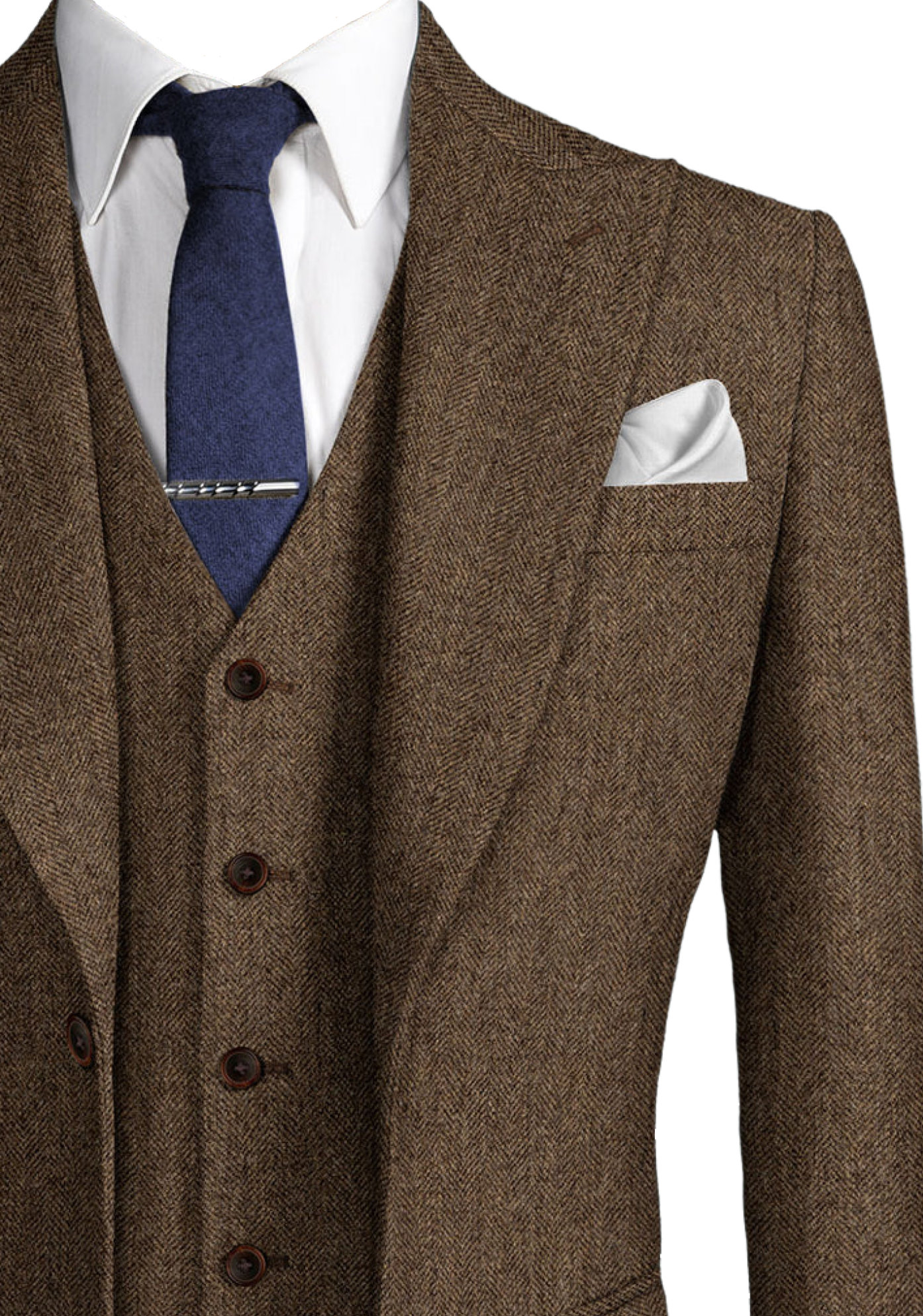 Mens Herringbone Suits 3 Piece - Men'S Formal Wear No Suit recensione e prezzo