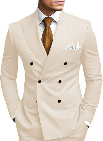 Man 2 Piece Outfit Set Double- - Men'S Formal Wear For Graduation recensione e prezzo