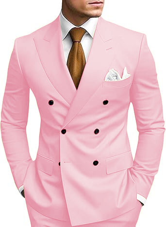 Man 2 Piece Outfit Set Double- - Men'S Formal Wear For Graduation recensione e prezzo
