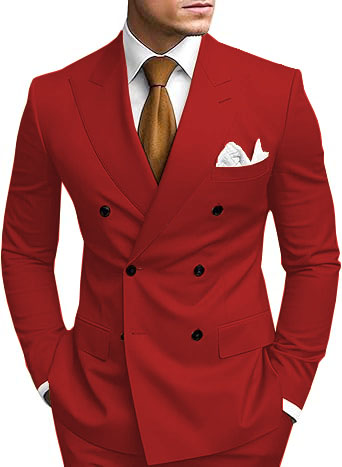 Man 2 Piece Outfit Set Double- - Men'S Formal Wear For Graduation recensione e prezzo