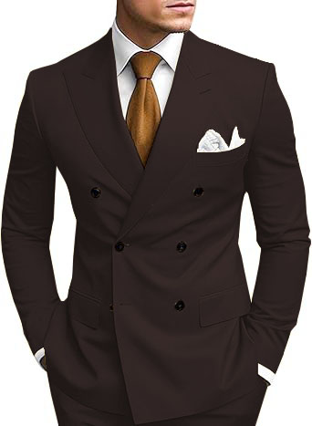 Man 2 Piece Outfit Set Double- - Men'S Formal Wear For Graduation recensione e prezzo