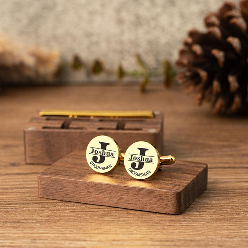 Personalized Groomsmen Cufflin - Tie Bar Clip recensione e prezzo