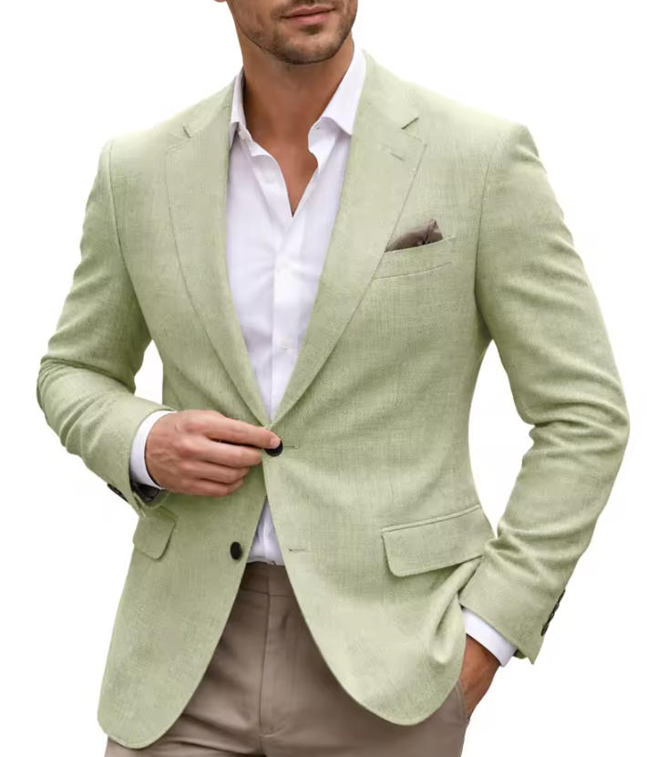 Only Men's Blazer 1PCS Slim Fi - Men Linen Formal Wear recensione e prezzo
