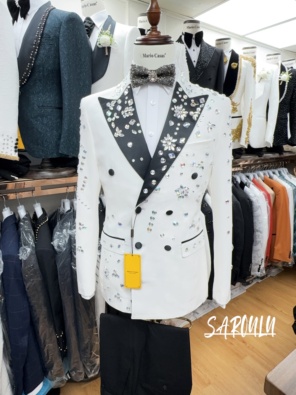 2025 Sparkly In Stock Crystals - Elegant Formal Men'S Wear recensione e prezzo