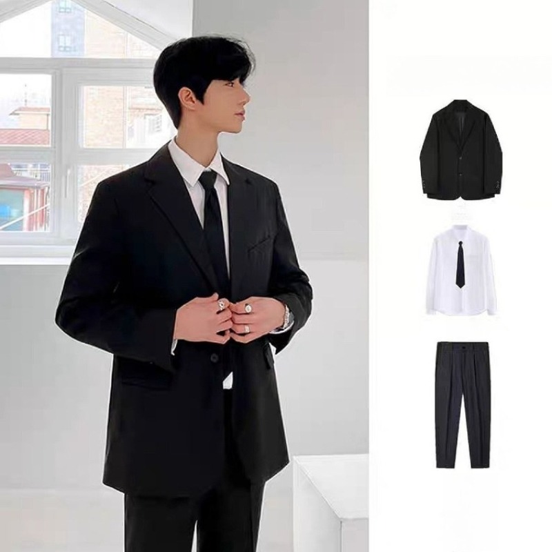 Premium Men's Blazer Suit Set  - Men'S Formal Wear For Graduation recensione e prezzo