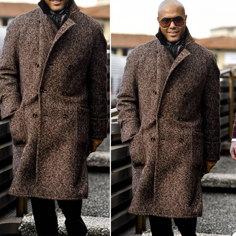 Winter Warm Thick Tweed Men's  - Men'S Formal Wear No Suit recensione e prezzo