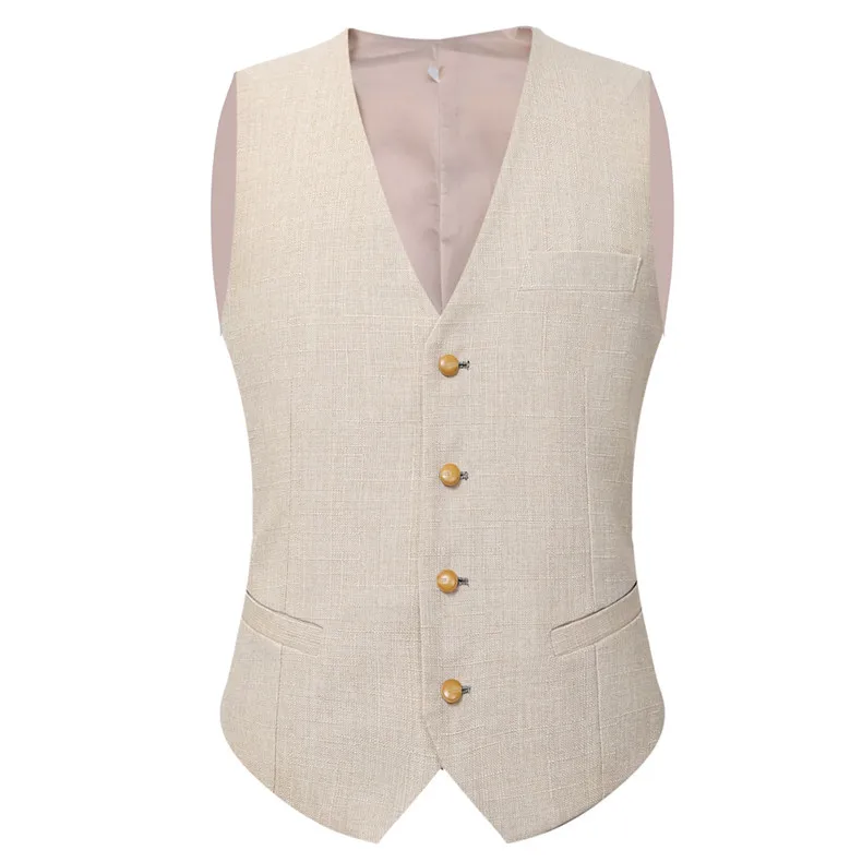 Beige Ivory Men Suit Casual Li - Men Linen Formal Wear recensione e prezzo