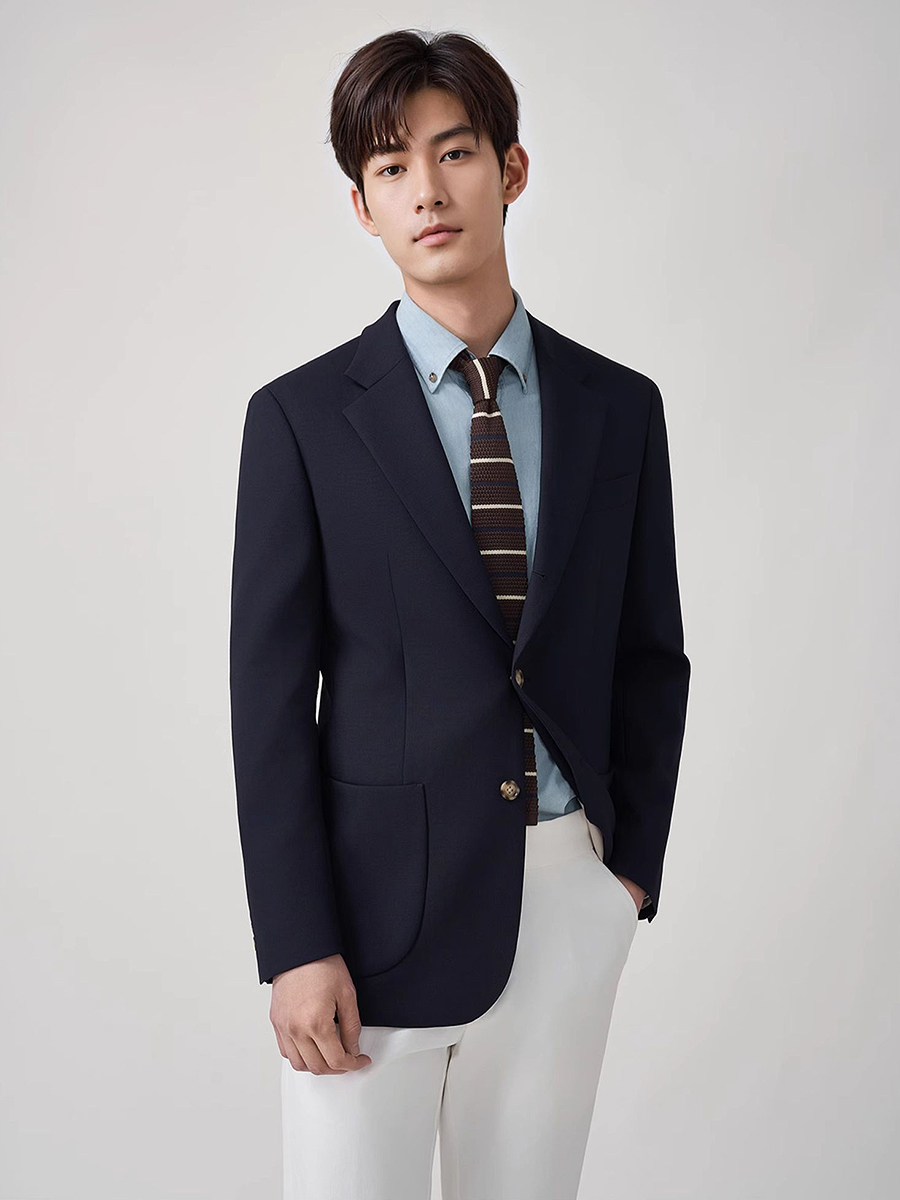 Men's 50% Wool Blazer for Teen - Men'S Formal Wear For Graduation recensione e prezzo