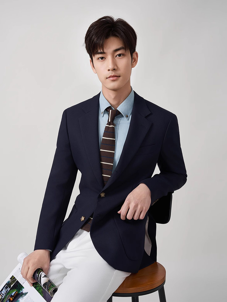 Men's 50% Wool Blazer for Teen - Men'S Formal Wear For Graduation recensione e prezzo