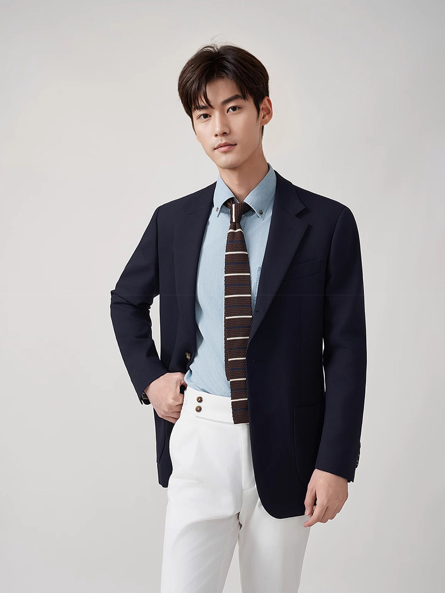 Men's 50% Wool Blazer for Teen - Men'S Formal Wear For Graduation recensione e prezzo