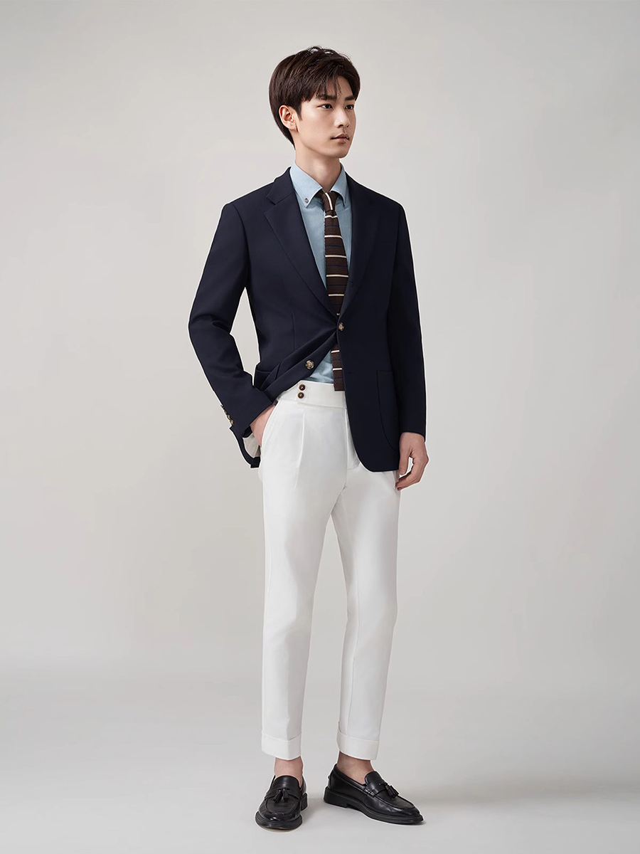 Men's 50% Wool Blazer for Teen - Men'S Formal Wear For Graduation recensione e prezzo