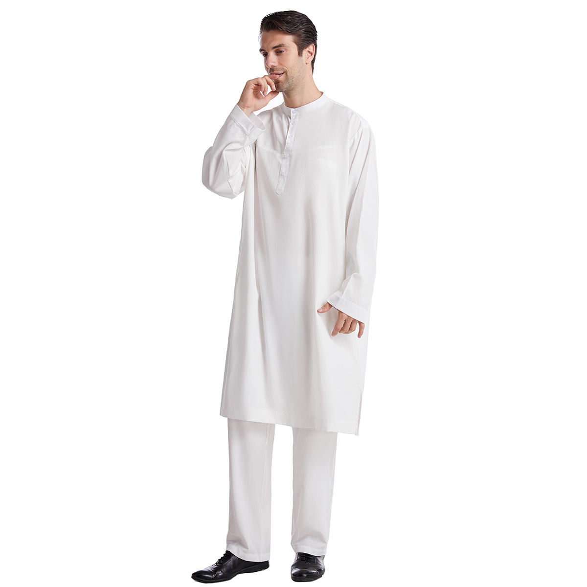 Muslim Men Jubba Thobe 2 Pice  - Arabic Formal Wear Men recensione e prezzo