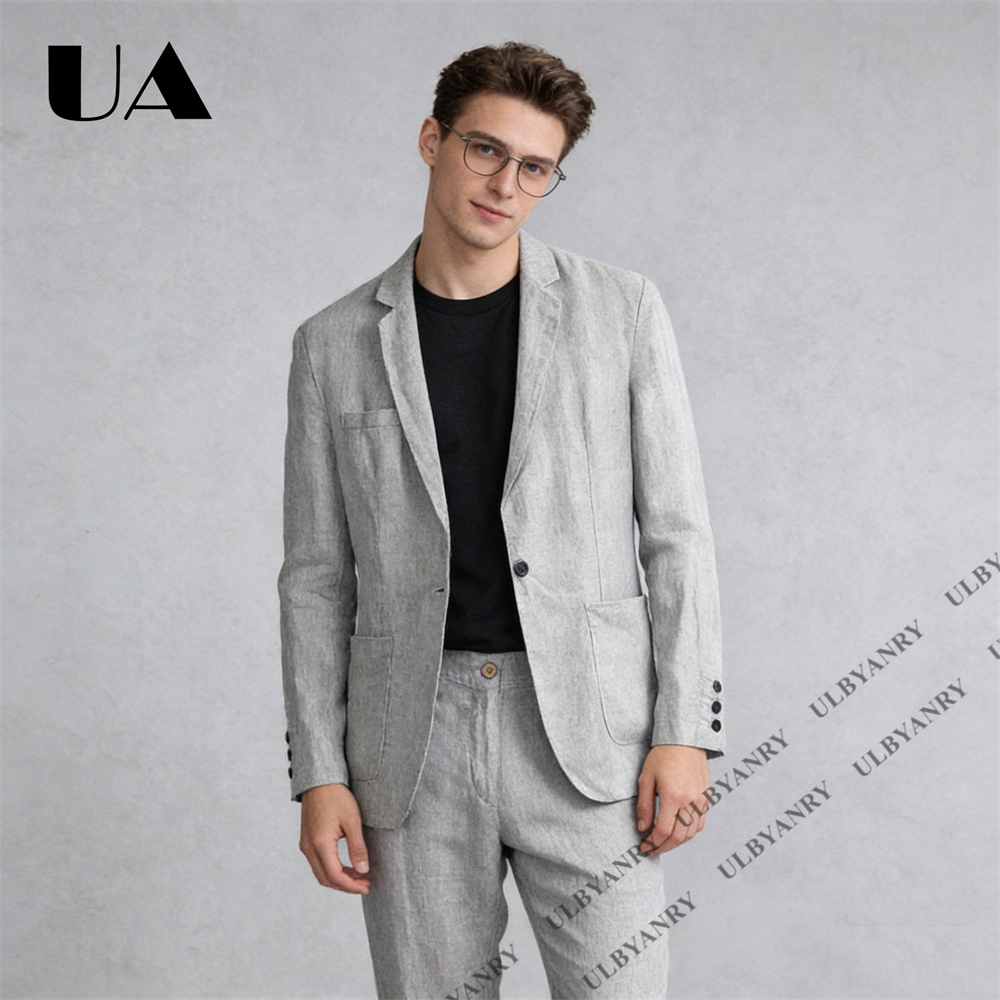 Breathable Men’s Linen Suit 2  - Men Linen Formal Wear recensione e prezzo
