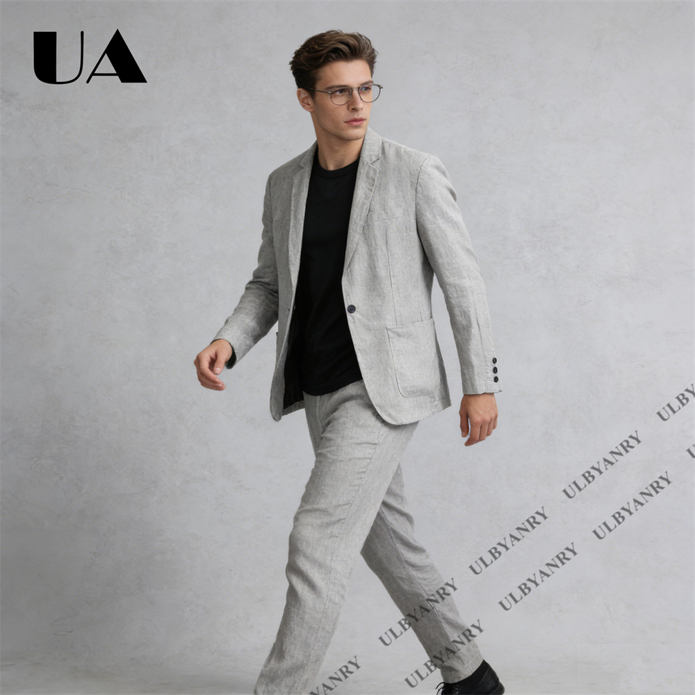 Breathable Men’s Linen Suit 2  - Men Linen Formal Wear recensione e prezzo