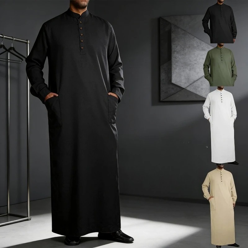 Arabic Thobe for Men Long Stan - Arabic Formal Wear Men recensione e prezzo