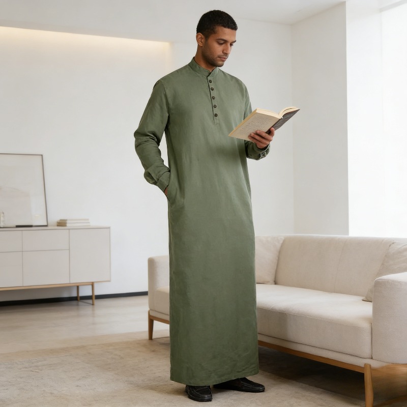 Arabic Thobe for Men Long Stan - Arabic Formal Wear Men recensione e prezzo