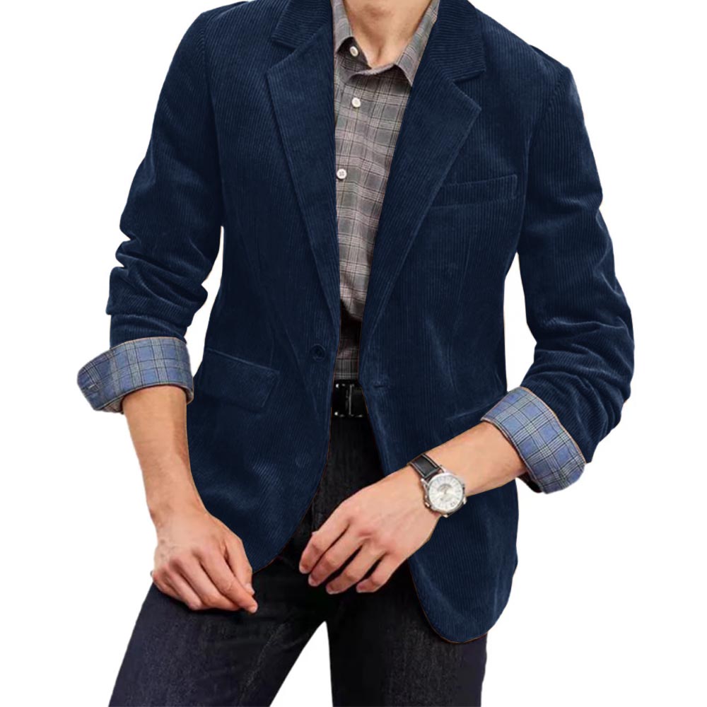 Men's Corduroy Suit Jacket Sin - Elegant Formal Men'S Wear recensione e prezzo