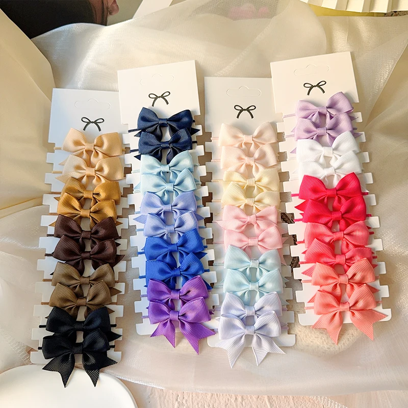 10Pcs 3 Styles Bows Elastic Ha - Tie Bar Clip recensione e prezzo