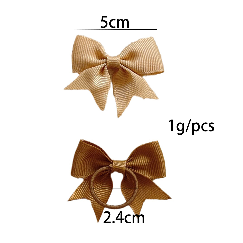 10Pcs 3 Styles Bows Elastic Ha - Tie Bar Clip recensione e prezzo