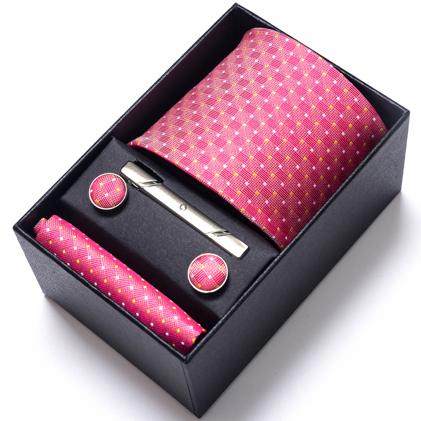 Bright Color Paisley Men's Tie - Tie Bar Clip recensione e prezzo