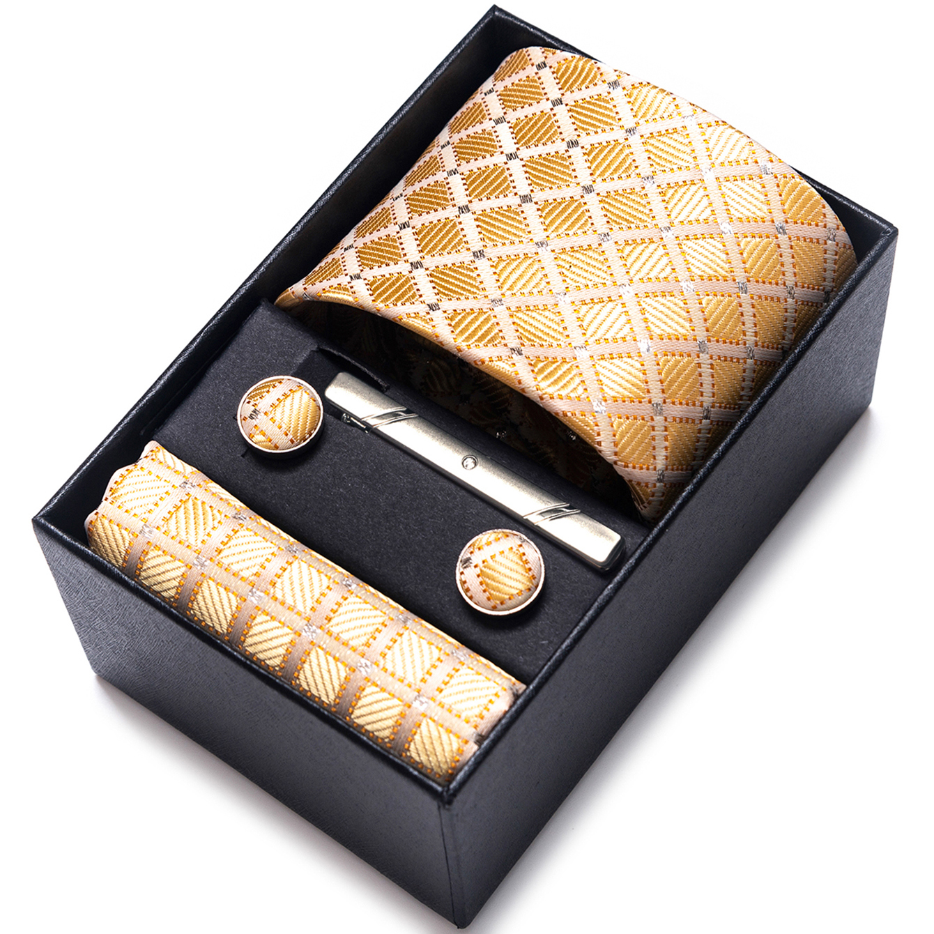 Bright Color Paisley Men's Tie - Tie Bar Clip recensione e prezzo