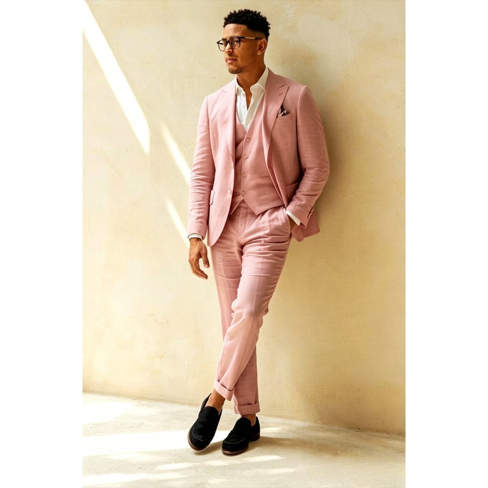 Sage Green Linen Wedding Suits - Men Linen Formal Wear recensione e prezzo