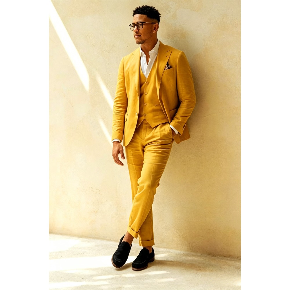 Sage Green Linen Wedding Suits - Men Linen Formal Wear recensione e prezzo