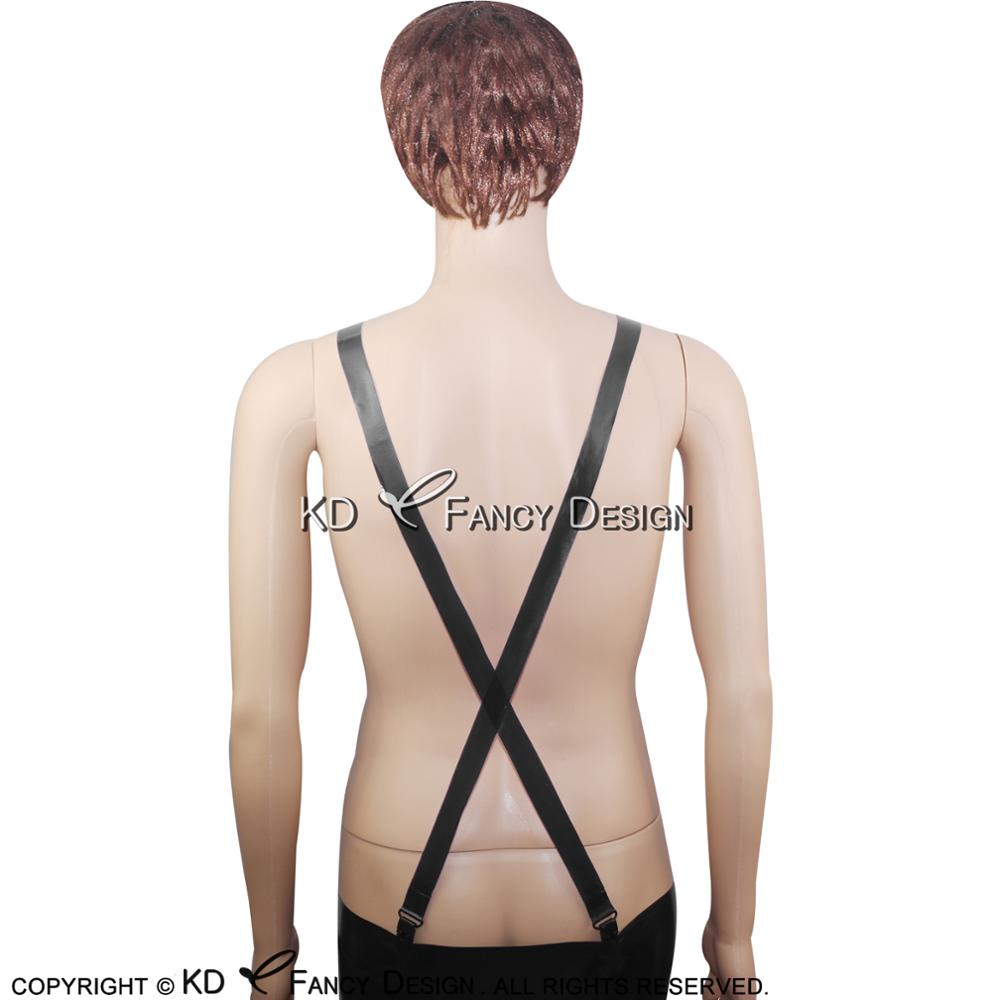 Black Sexy Rubber Latex Suspen - Tie Bar Clip recensione e prezzo