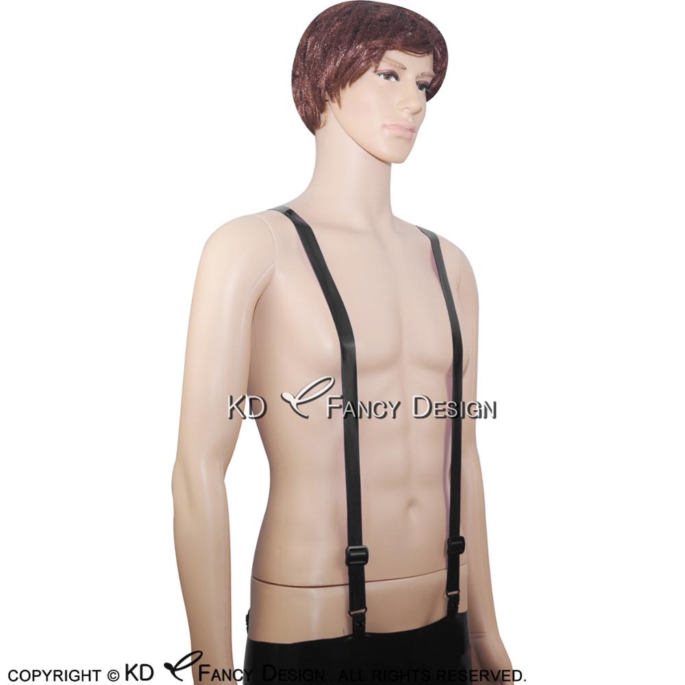 Black Sexy Rubber Latex Suspen - Tie Bar Clip recensione e prezzo