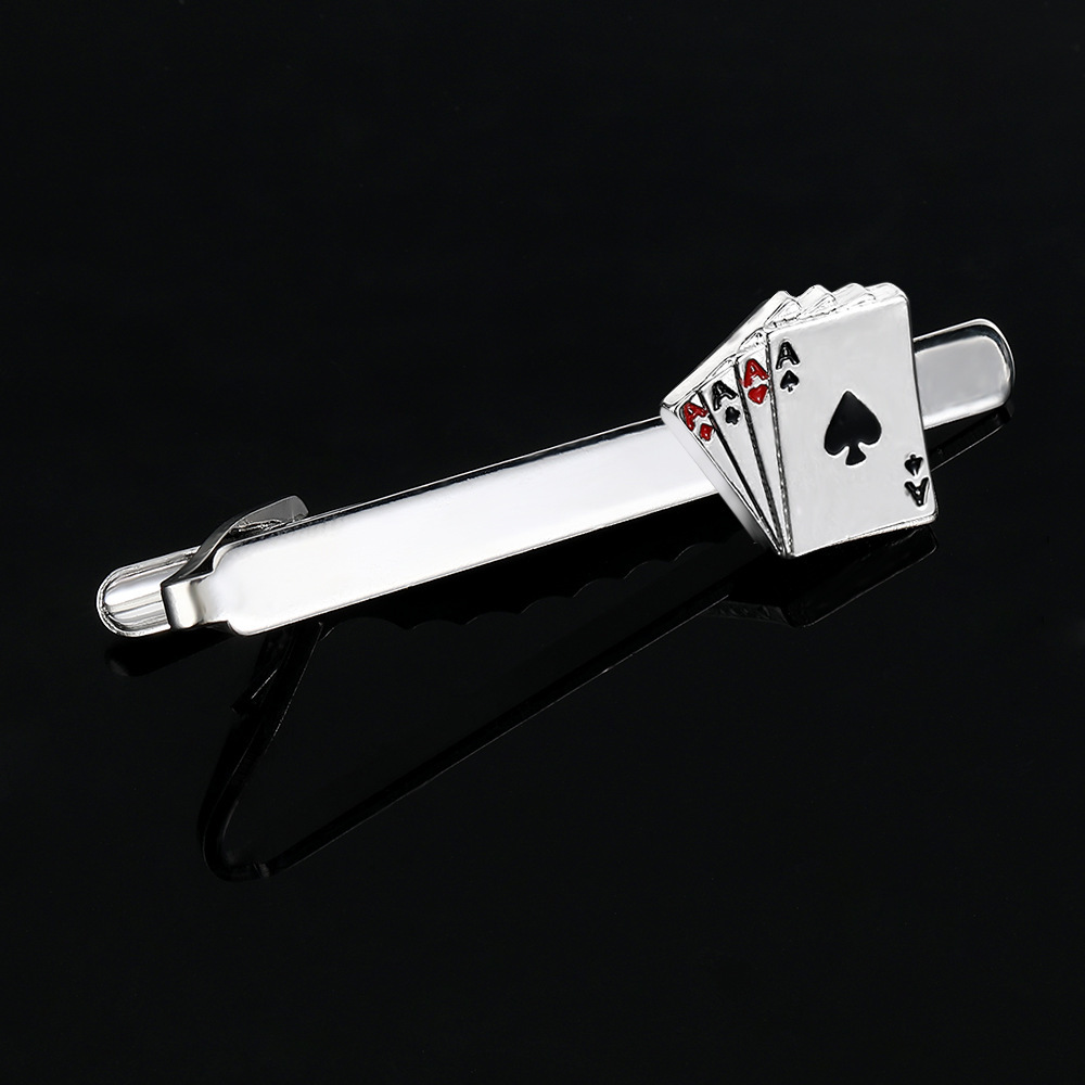 Men's Creative Poker Card Tie  - Tie Bar Clip recensione e prezzo
