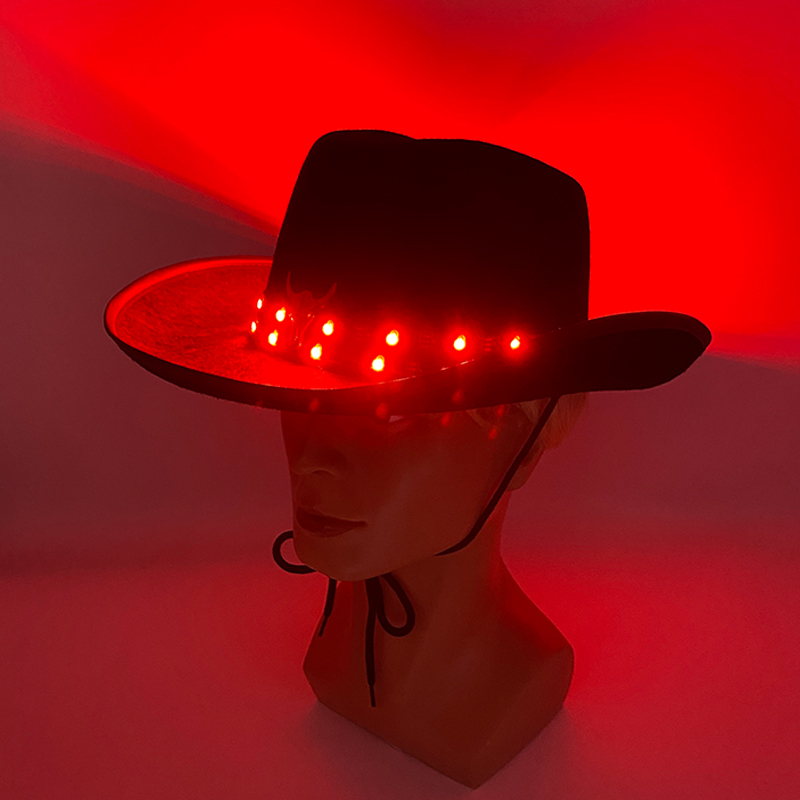 Remote Control LED Cowboy Hat  - Men'S Formal Wear For Graduation recensione e prezzo