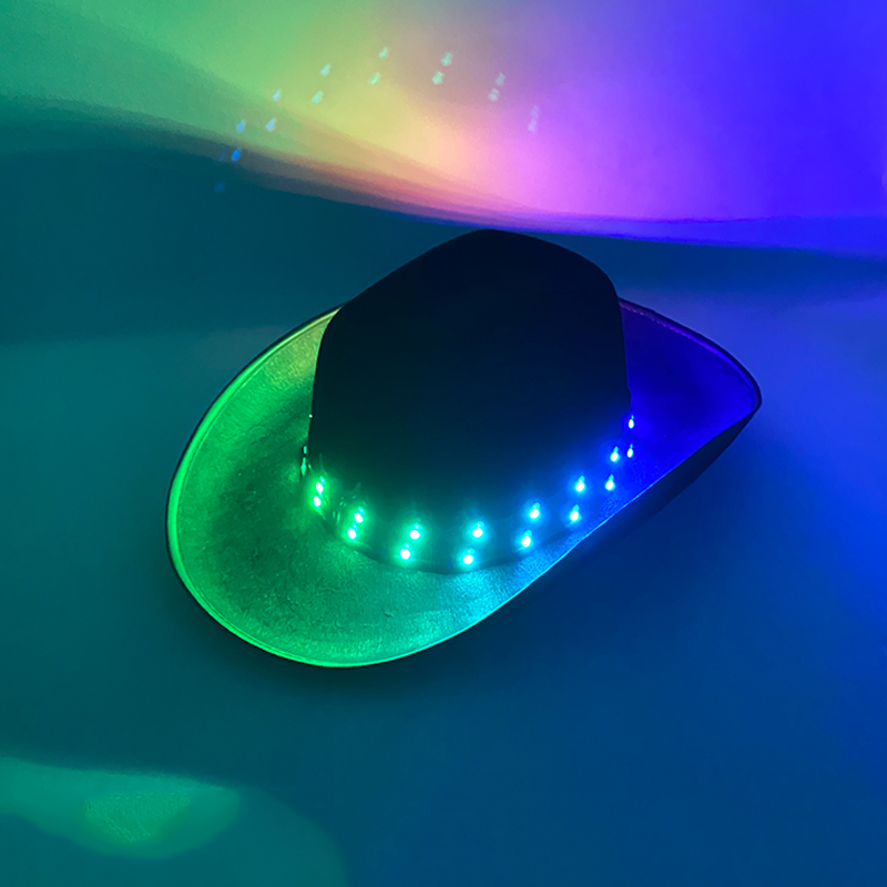 Remote Control LED Cowboy Hat  - Men'S Formal Wear For Graduation recensione e prezzo