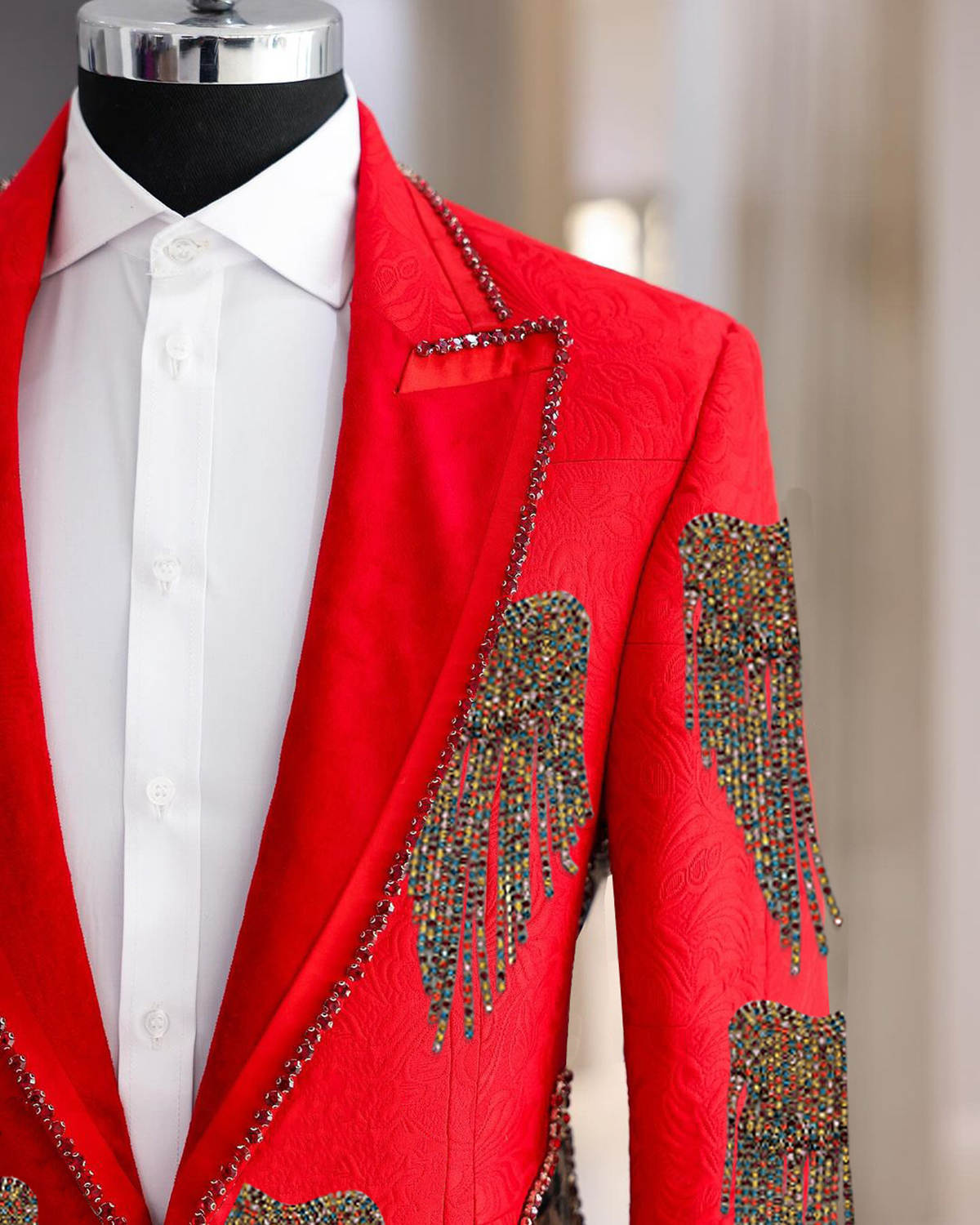Fashion Wedding Men Suit Cryst - Men'S Formal Wear No Suit recensione e prezzo