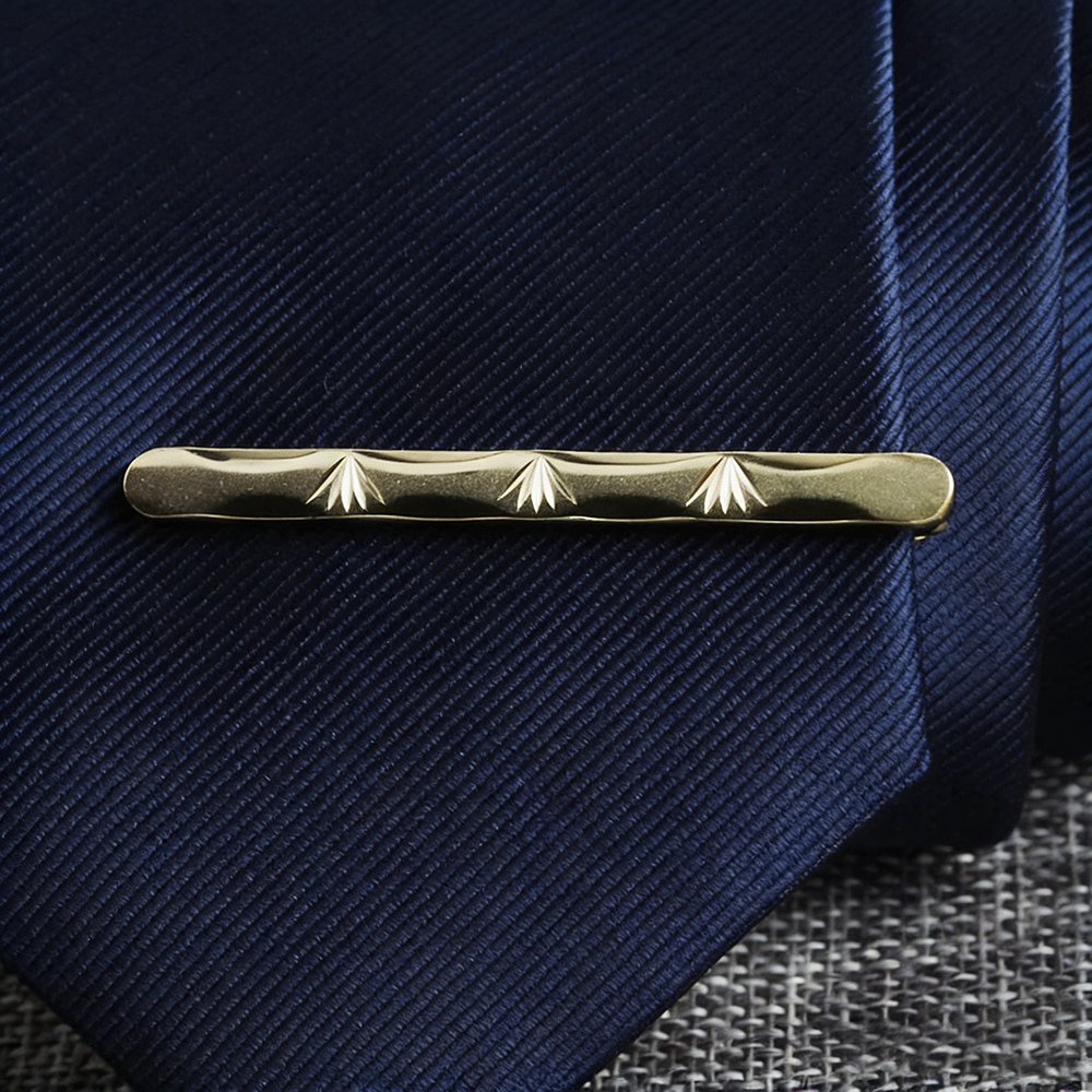 New Men's 5cm Metal Gold Slim  - Tie Bar Clip recensione e prezzo