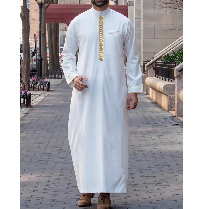 Arabic Mens Thobe Embroidered  - Arabic Formal Wear Men recensione e prezzo