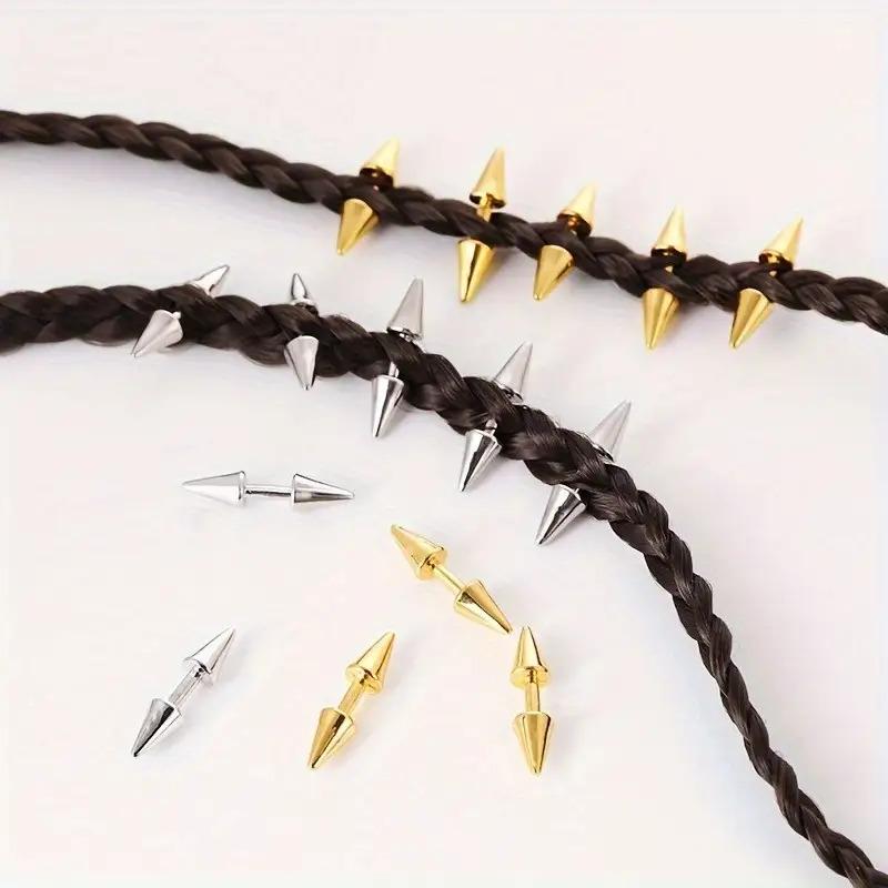 5pcs Set Spiked Hair Clips Pun - Tie Bar Clip recensione e prezzo