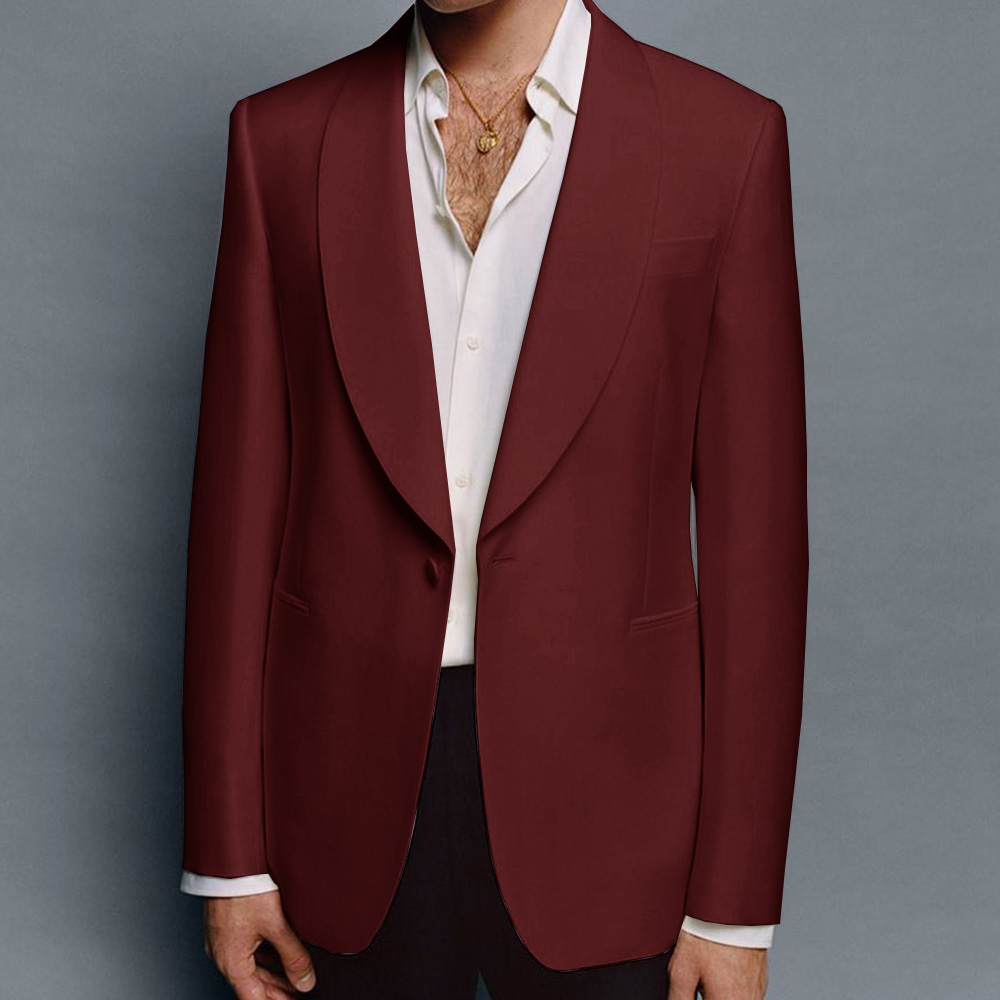Men’s Suit Jacket Shawl Lapel  - Elegant Formal Men'S Wear recensione e prezzo