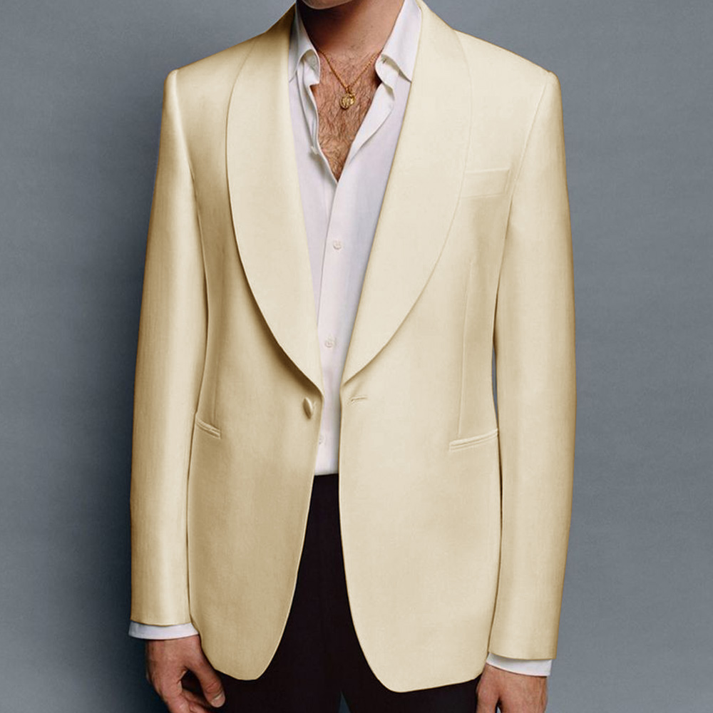 Men’s Suit Jacket Shawl Lapel  - Elegant Formal Men'S Wear recensione e prezzo