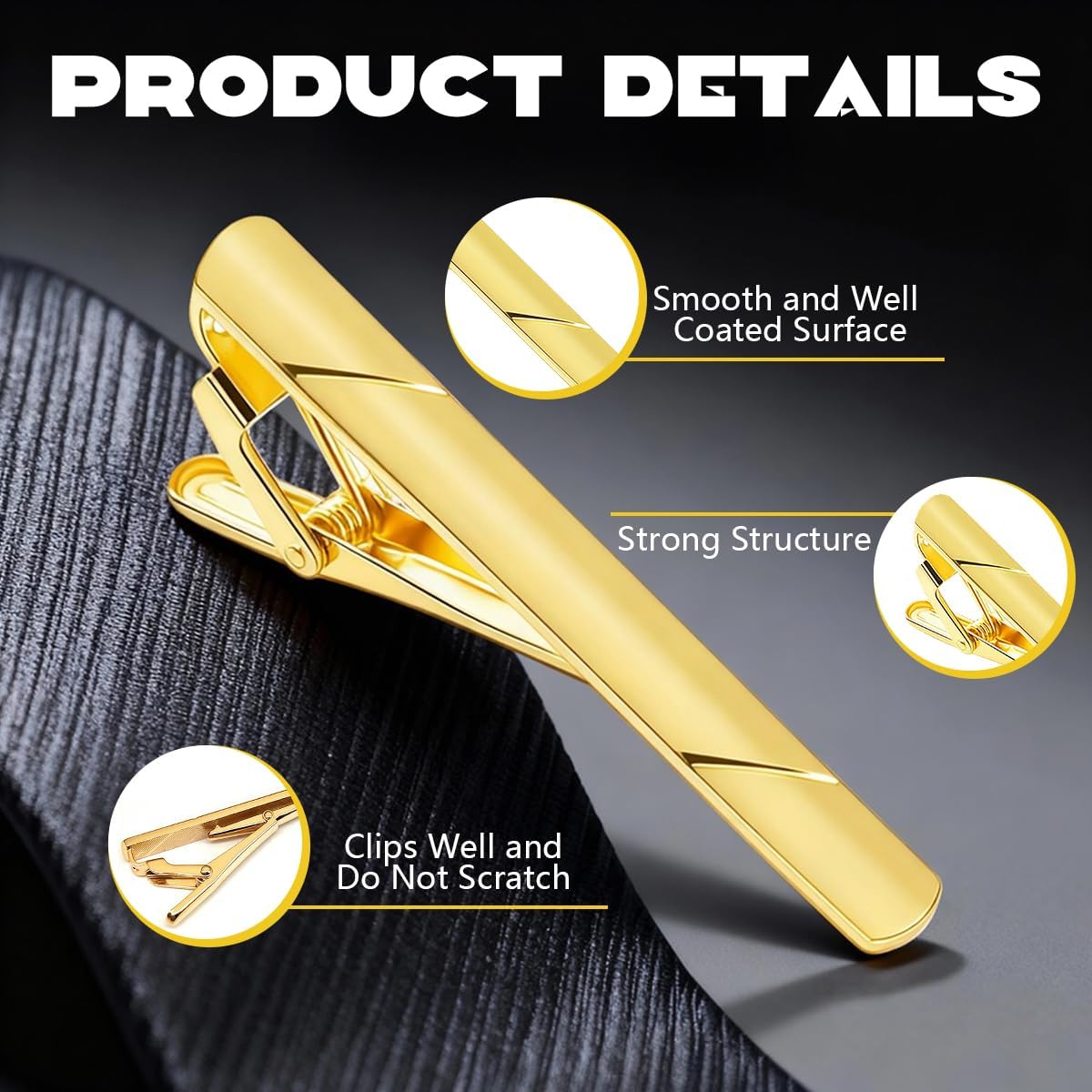 Mens Stainless Steel Tie Clip  - Tie Bar Clip recensione e prezzo