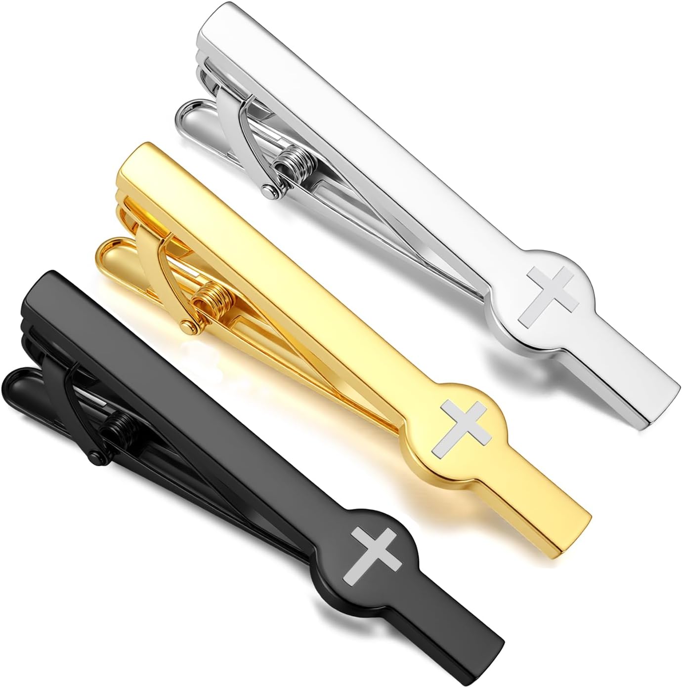 3-Piece Tie Bar Clip Set for M - Tie Bar Clip recensione e prezzo