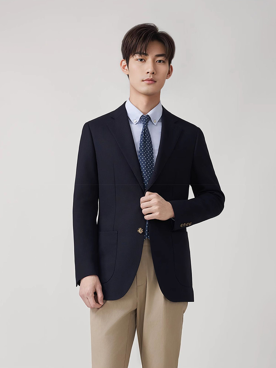 Men's Premium 50% Wool Blazer  - Men'S Formal Wear For Graduation recensione e prezzo