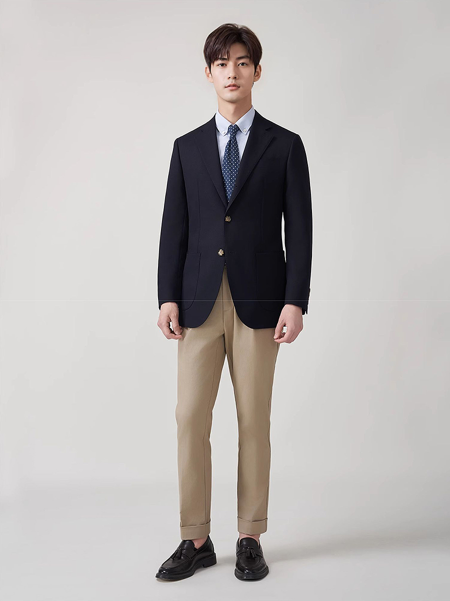 Men's Premium 50% Wool Blazer  - Men'S Formal Wear For Graduation recensione e prezzo